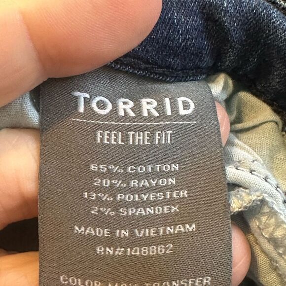 TORRID Jeggings Skinny Super Soft High-Rise Jeans 22 Short - Picture 6 of 7